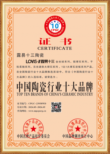 中国陶瓷行业十大品牌